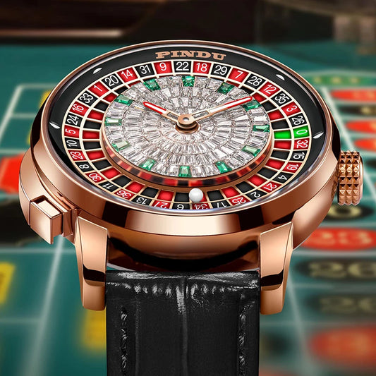 ROULETTE WATCH (Button Activated)